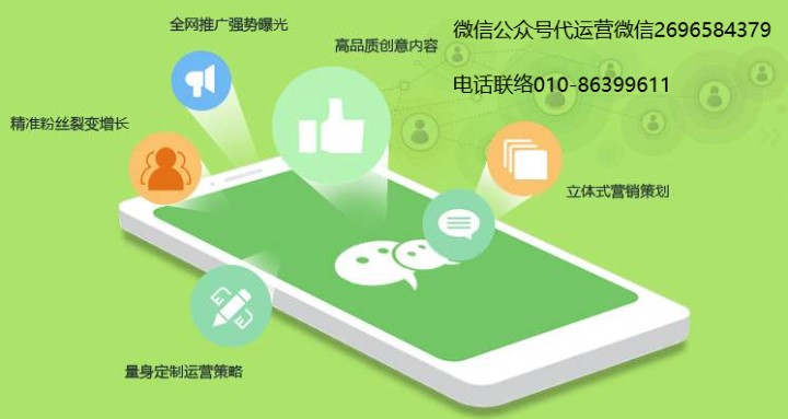 微信公眾號代運營收費